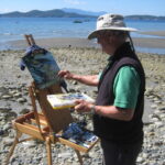 Me Painting at Sechelt